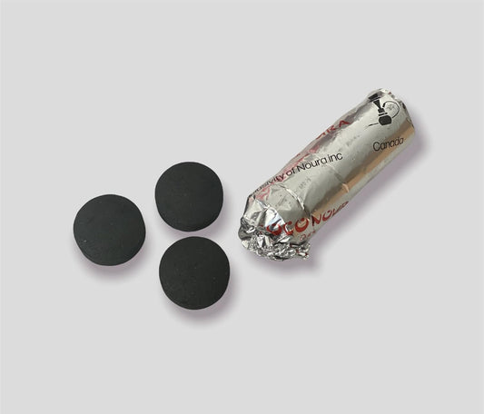 New Coco Noura Quick Light Charcoal - 33mm - Full Box - Instant Charcoals for Hookah, Shisha, Incense, Hookah Pipe Incense Easy Lite - Canada's Choice