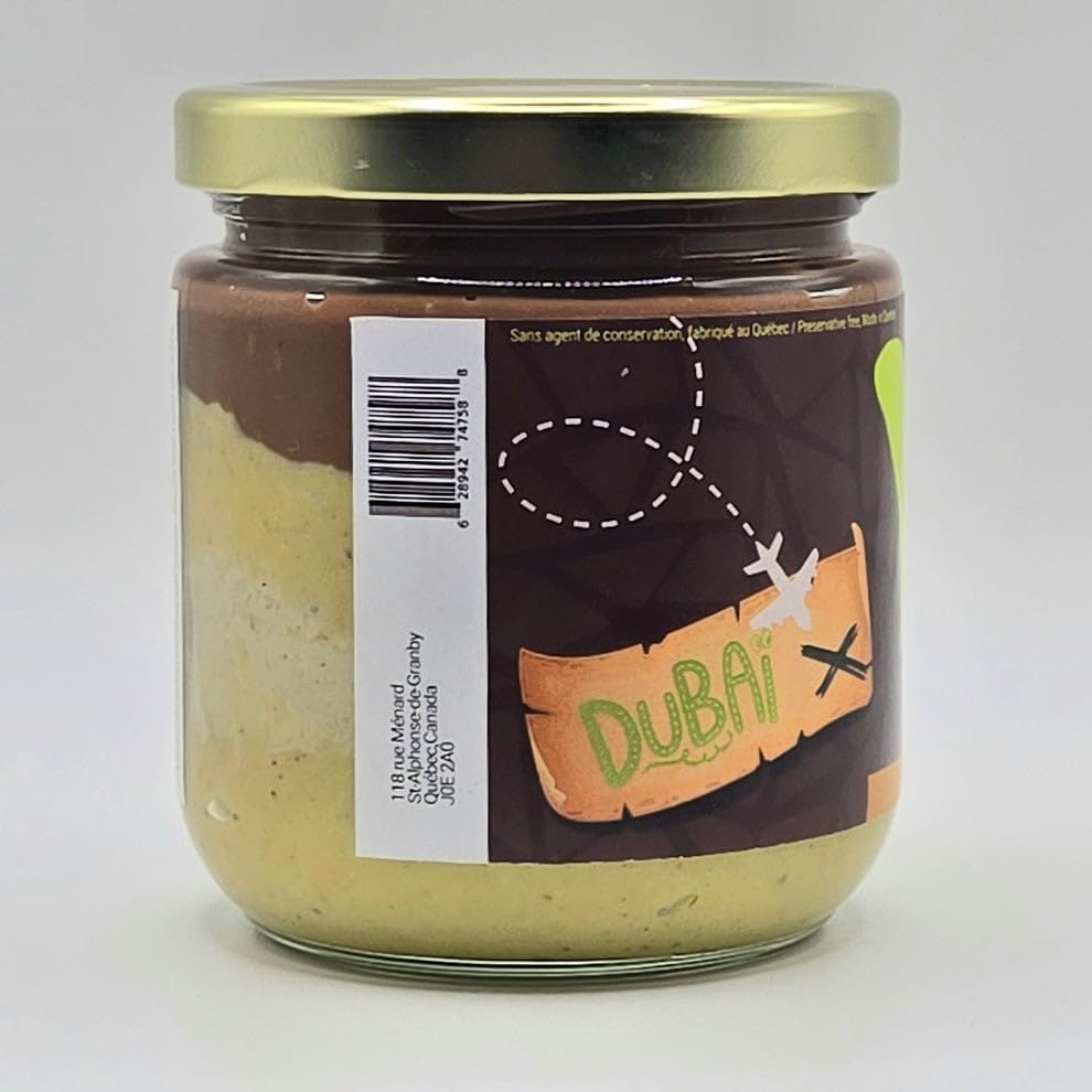 Dubai Chocolate Spread mix with pistachio cream, chocolate and kataifi, 250g