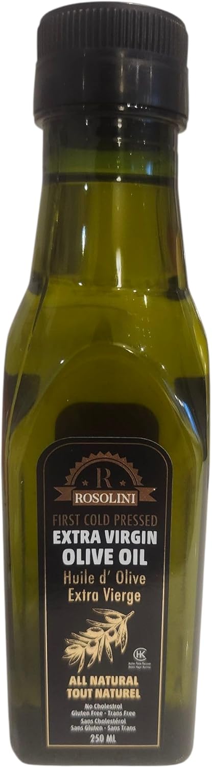 Rosolini First Cold Pressed Extra Virgin Olive Oil, All Natural, 250 ml