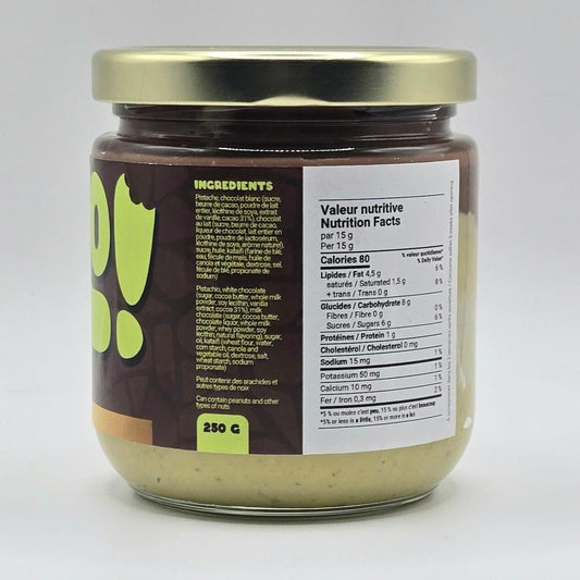 Dubai Chocolate Spread mix with pistachio cream, chocolate and kataifi, 250g