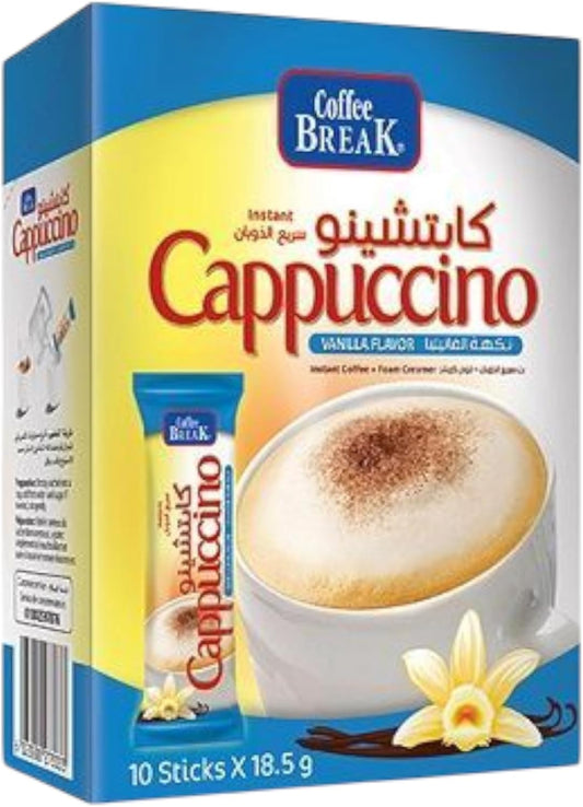 Coffee Break Cappuccino Vanilla - 8 Sachet, 18.5 gm
