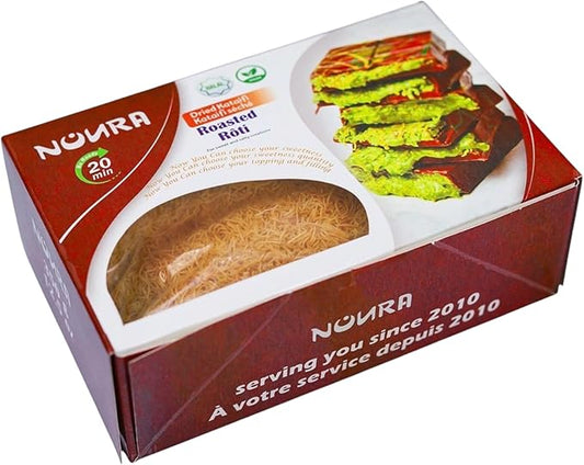 Noura Dried Kataifi Roasted Roti, kunafa for dubai chocolate 350g