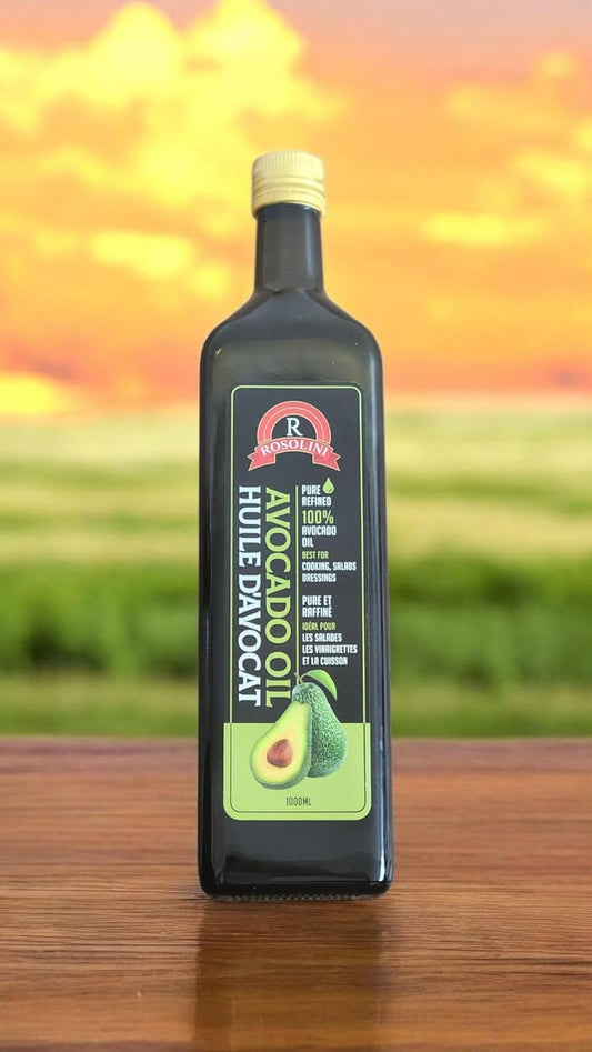 Rosolini Pure Refined Avocado Oil, 1000ml, for Cooking and Salads