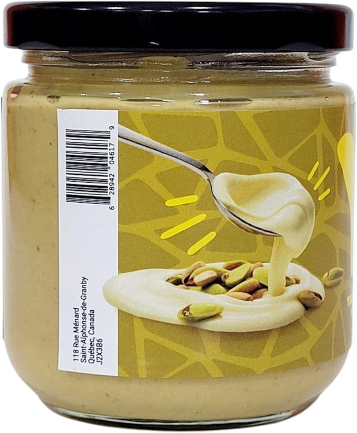Yolo White Chocolate and Pistachio Spread, Preservative-Free, Made in Quebec