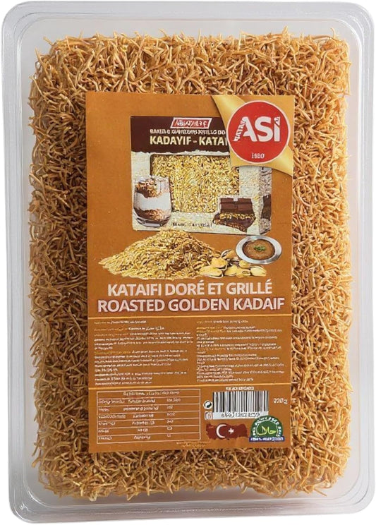 ASI Roasted Golden Kataifi,Dubai filling,Kunafah Shredded Pastry, Kataifi for dubai chocolate, 200g