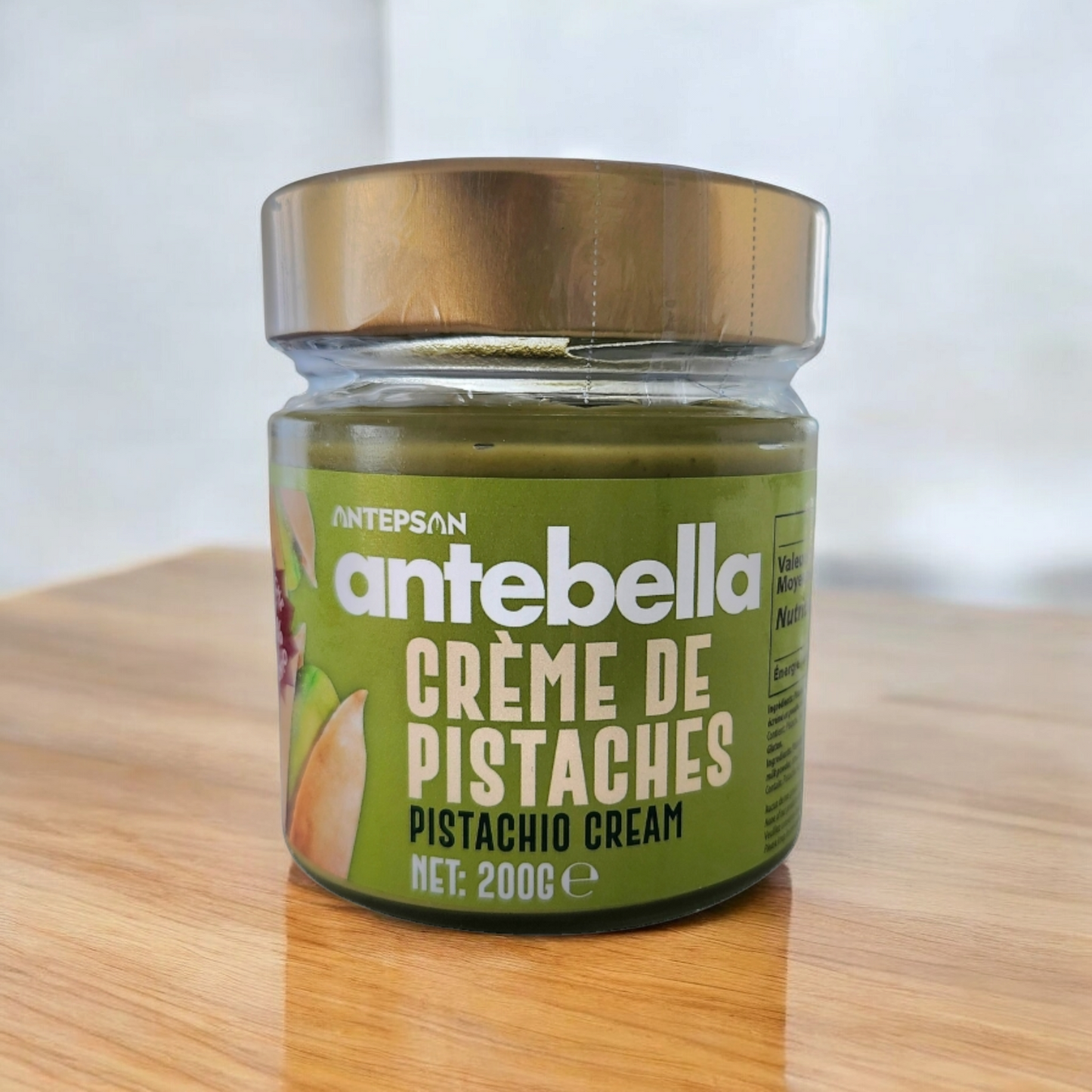 Antebella Pistachio Cream Spread, 200g, 30% Pistachios